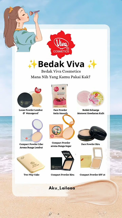 BEDAK VIVA COSMETICS YANG MANA YANG KAMU PAKAI KAK #Bedakviva #bedak #vivacosmetics