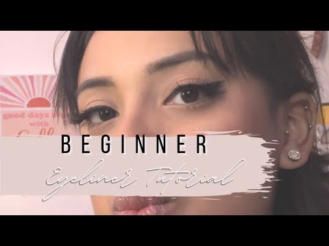 How to: Beginner Eyeliner Tutorial 🔥 | Honeyllattee