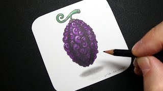 Magical Fruit From One Piece - How to Draw Bubble-Bubble Fruit - #StayHome and Draw #WithMe