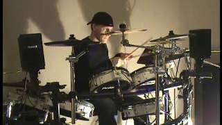 Amazing Lady Gaga Born This Way drum cover metal style!