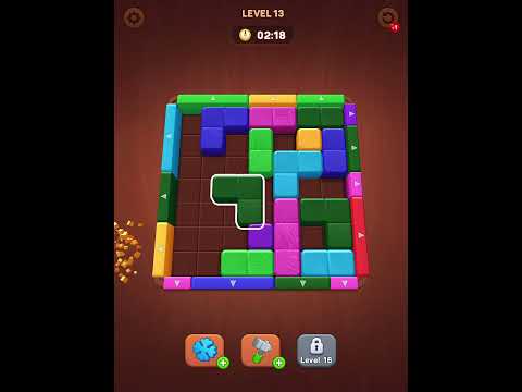 Wood Away Block Puzzle Level 13 Walkthrough #games #gaming #blockpuzzlegame