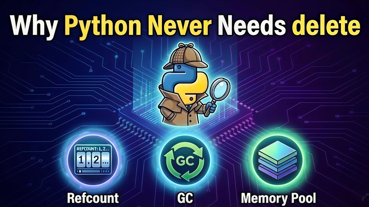 The Hidden System Behind Python Memory — Simple Explanation! - YouTube