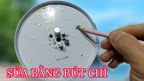 TÔI TỰ SỬA BÓNG ĐÈN HƯ BẰNG BÚT CHÌ XÀI QUANH NĂM KHÔNG HƯ | SÁNG TẠO DIY