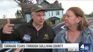 Tornado RIPS Through Sullivan County Barn: ‘Five Seconds...I'd Be Dead' | NBC New York