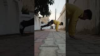 #Aztec pushups#Toe touch pushups#Commando pushusps#Vidyut's Workout#Shorts