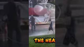 Firemen Keep Kids From OverHeating