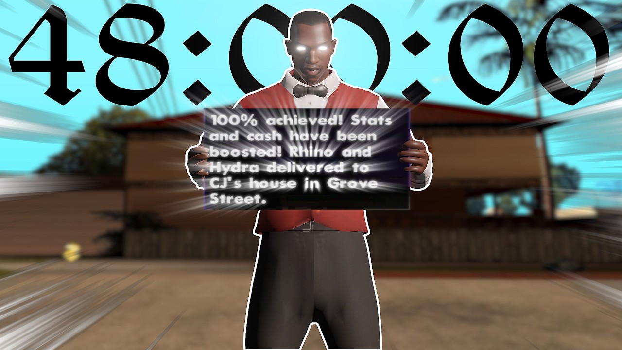 Can A Casual 100% GTA SA in 48 HOURS???