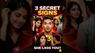 3 Signs Someone Likes You 😏 (Psychology Trick)| #shorts #psychology #crush #attraction