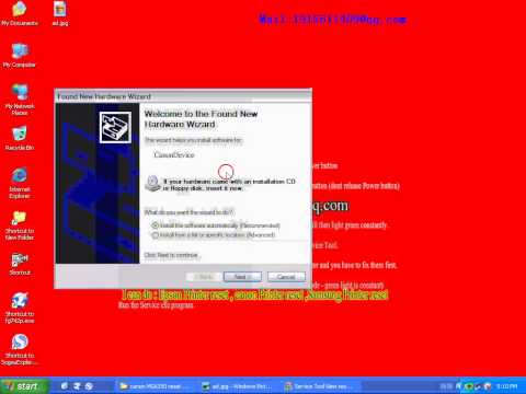 canon MG6150 reset