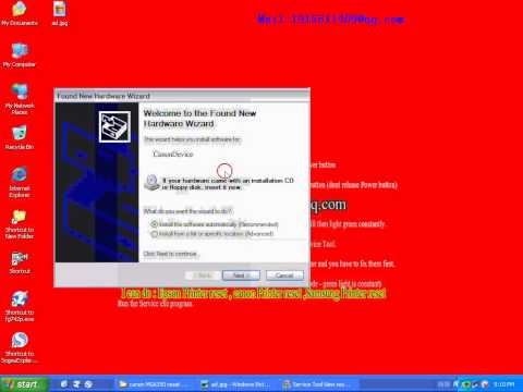 video Reset Máy In Canon MG6150