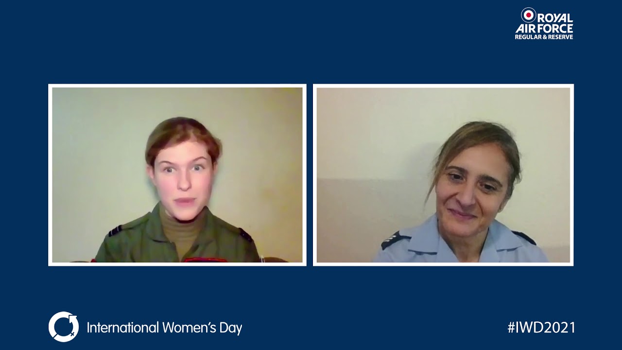 RAF International Women's Day - Wazeeha Laher & Tabitha Hall