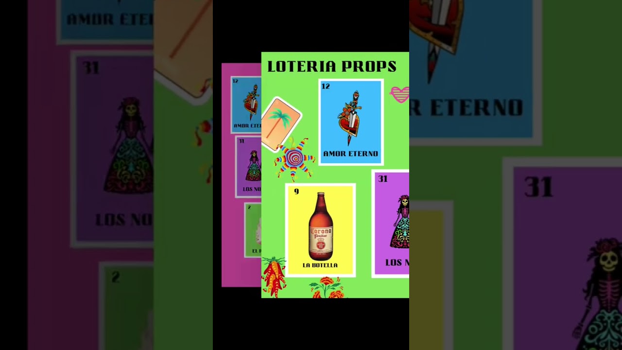 Loteria Photo Booth props!! Order yours now!!! 