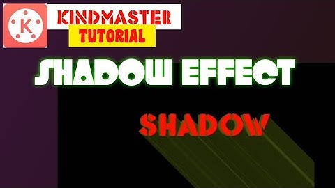 Easy to Make TEXT Shadow Effect in Kinemaster | Kinemaster tutorial | Video Editing | Logo Design