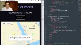 30 Days of React - Day Fifteen - "Random Holiday Destination" app - with Google Maps API