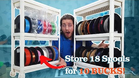 The BEST Filament Storage for UNDER $10!! (IKEA HACK!!)