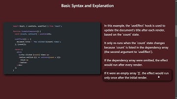Understanding and Using the UseEffect Hook in React