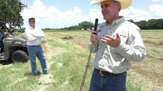 Demonstration - Haylage baling and wrapping