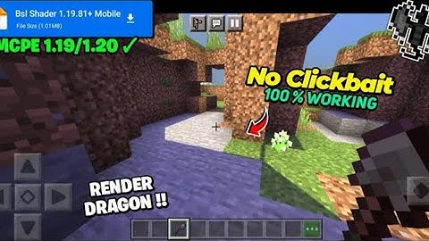 Bsl Shader For MCPE 1.19+ ❤️ [ 1.19.73+ Support ] Render Dragon 1.19