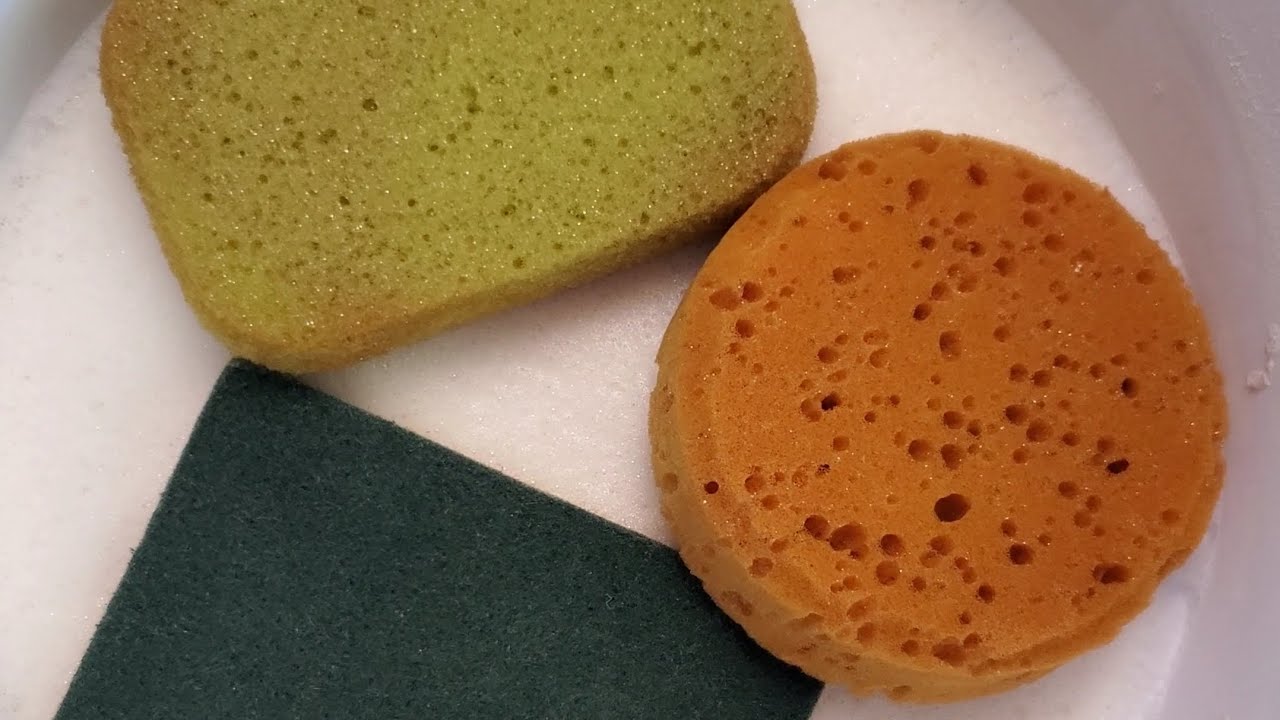 Bleached Pastey Sponge Squeezes and Rips