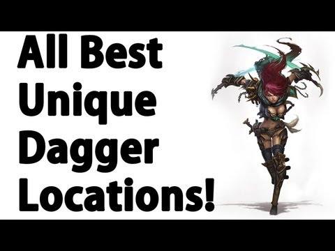 Skyrim ALL Unique Dagger Locations Guide