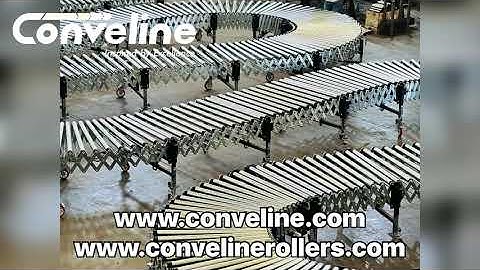 Flexible Roller Conveyor for easy material transfer