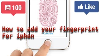 how to add your fingerprints iphone screenshot 3