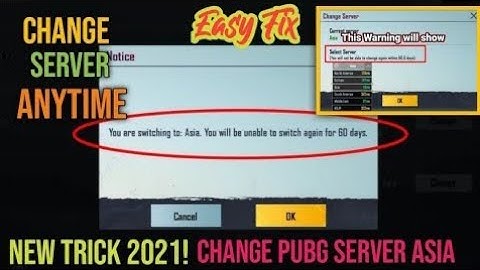 😍pubg  server problem fix 💯,how to change server in PUBG mobile, how to fix server problem