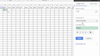 Google Sheets Validation and Conditional Formatting