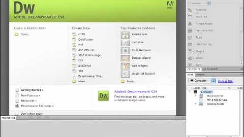 3.Creating.a.CSS.Style.Guide(Starting Dreamweaver for the first time).mov
