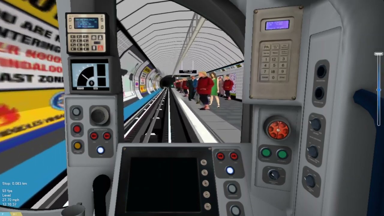 OpenBVE Victoria Line: Kings Cross, St Pancras - Victoria