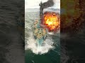 Epic War Thunder Battleships into Fight ! #shorts #gaming #trending