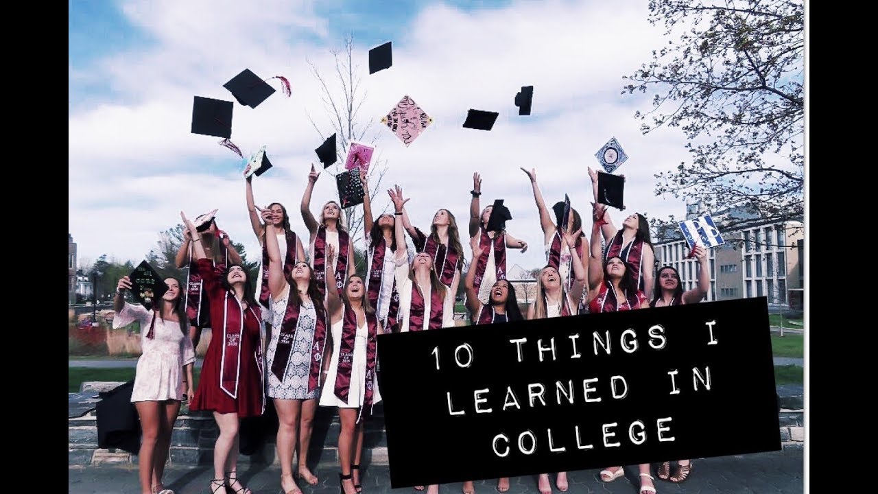 10 things i learned in college