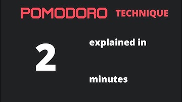 Pomodoro technique explained in 2 minutes