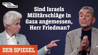 Israel: Michel Friedman und Marie-Agnes Strack-Zimmermann über Hamas-Terror und Judenhass