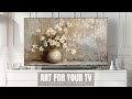 Vintage floral tv art  4k tv screensaver slideshow  still life paintings