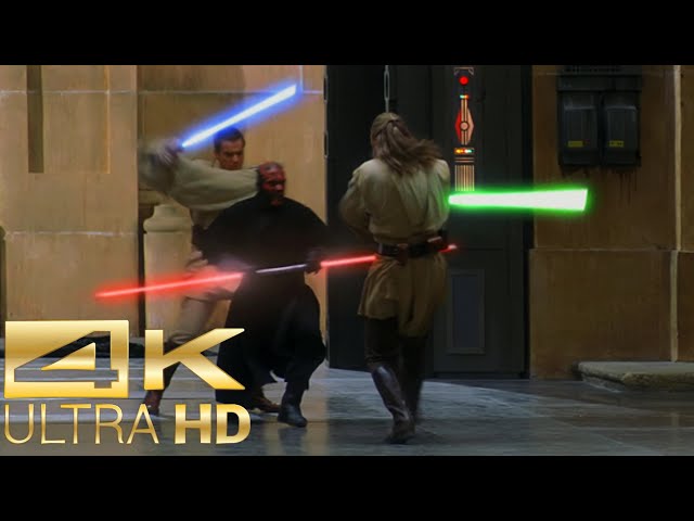 Fight to the Death, Darth Maul and Qui-Gon Jinn at Madame T…