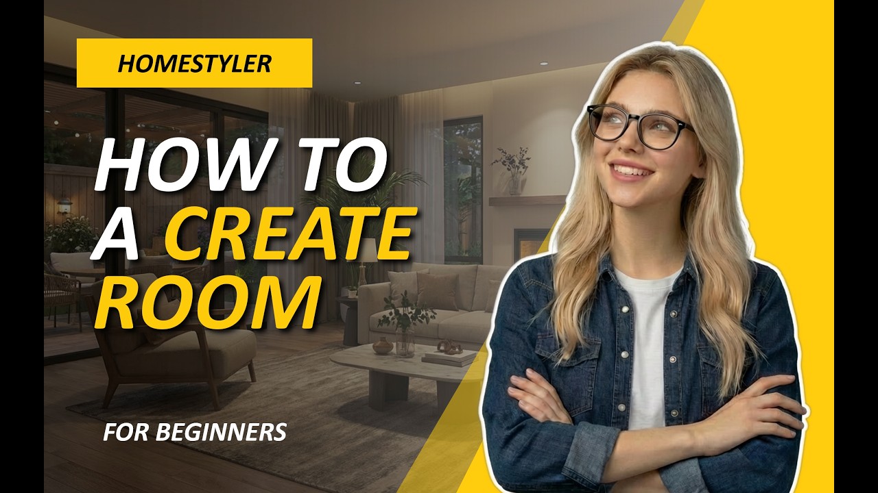 How To Create Room | Homestyler Beginner's Tutorial - YouTube