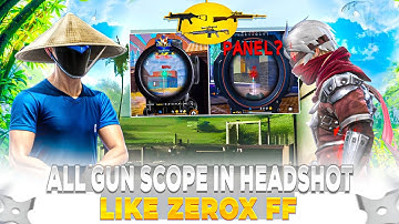 Aimbot Scope Headshot Like @ZeroxFF ⚠️ ! Aimbot Trick | Next Level Ump Headshot Trick In Free Fire