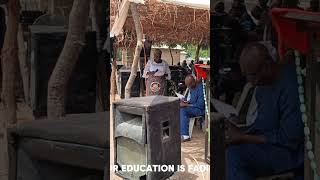 SPEECH DELIVERED BY DCNS. MRS. RUTH THOMAS OM "WHY FADING PASSION FOR EDUCATION AMONG YOUTHS.