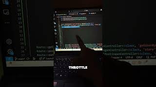 Implementasi Throttle Di Laravel  #tutorial #coding #programming