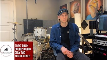 How to record drums using two microphones | For Beginners