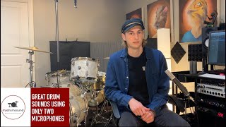 How to record drums using two microphones | For Beginners