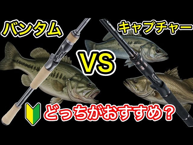 バス釣り】バンタム vs キャプチャー！どっちを買うべき？比較して