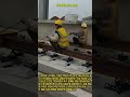 고속철도 무자갈 궤도 레일 설치 현장 #worker #process #railway #train #construction