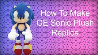 How To Make A Sonic Plush Part 1-Introduction