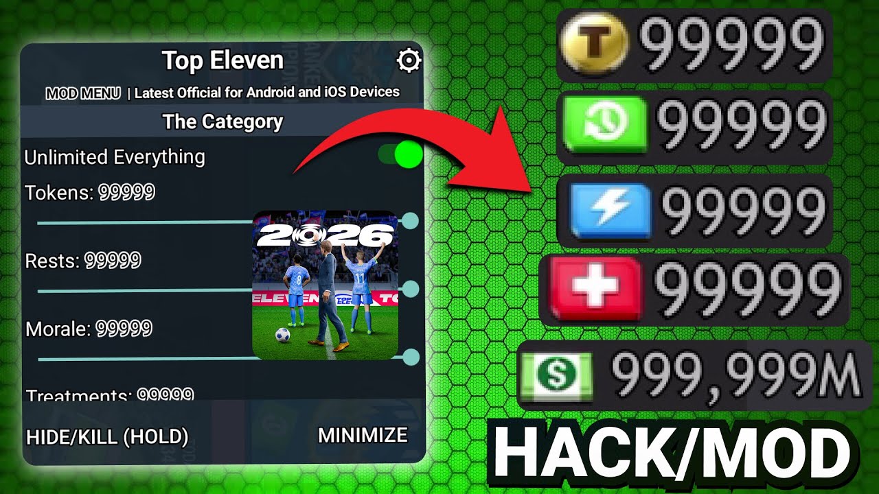 Top Eleven 2026 Hack – How to Get Unlimited Tokens with this Top Eleven MOD APK (iOS & Android)