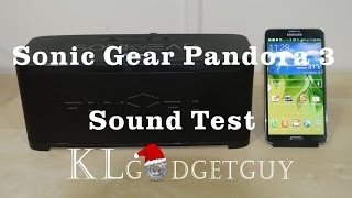 Sonic Gear Pandora 3 Sound Test