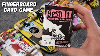 PLAYING A FINGERBOARD CARD GAME!