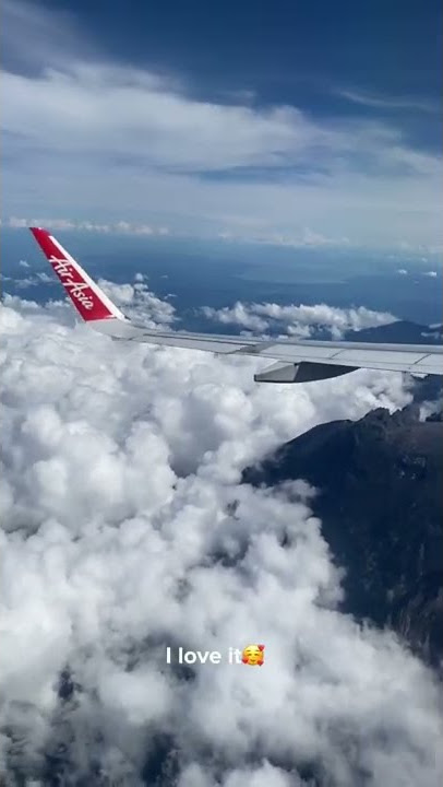 Mount Kinabalu close up || Cabin crew still get exited || Nabalu imatan antad sid tavan