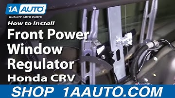 How to Replace Window Regulator 02-06 Honda CR-V